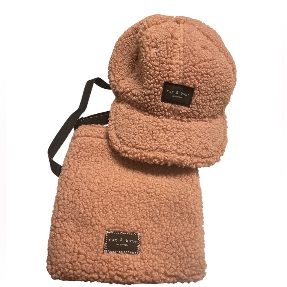 rag & bone Tan Fleece Hat